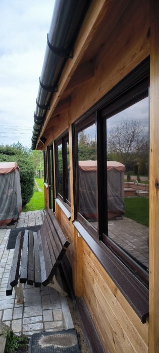 Тонировка беседки