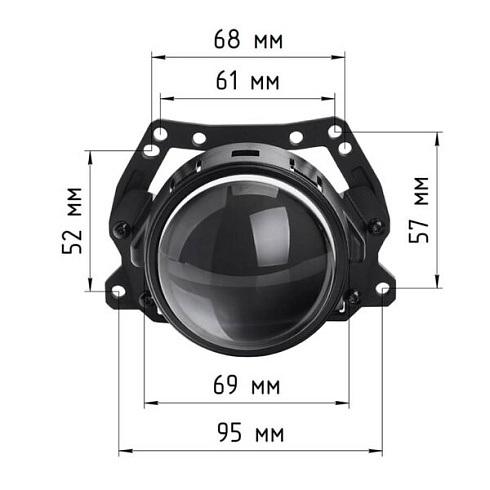 Bi-LED модуль 2,5″ SUNRISE Mini